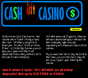 internet casino Cash City Casino